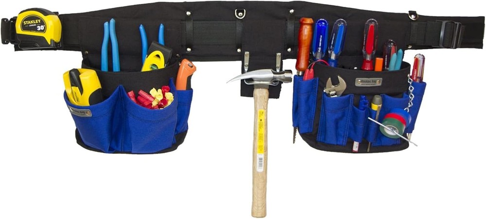 BOULDER BAG Professional Electrician's MAX Combo w/ Comfort Back Support Tool Be