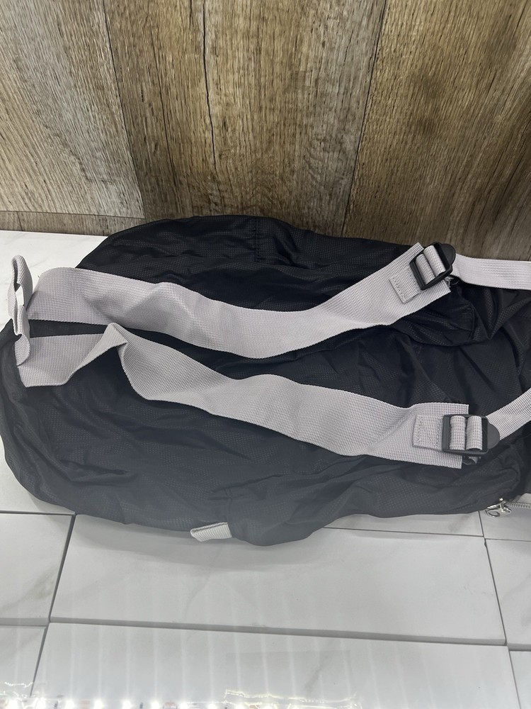 Backpack Packable Foldable Travel Bag Black Nylon MINT Extra Storage