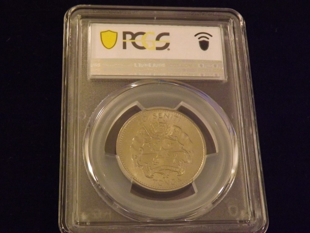1967 20 Sen TONGA PCGS MS 66