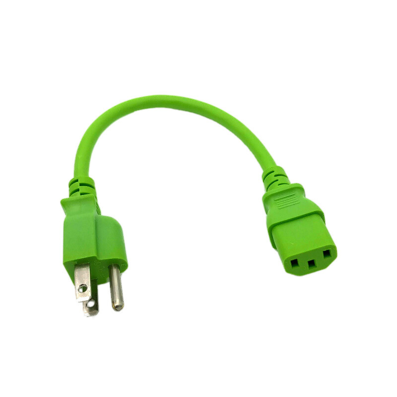 Green AC Cable for PROMETHEAN PRM-45 PROJECTOR Replacement Cable 1ft