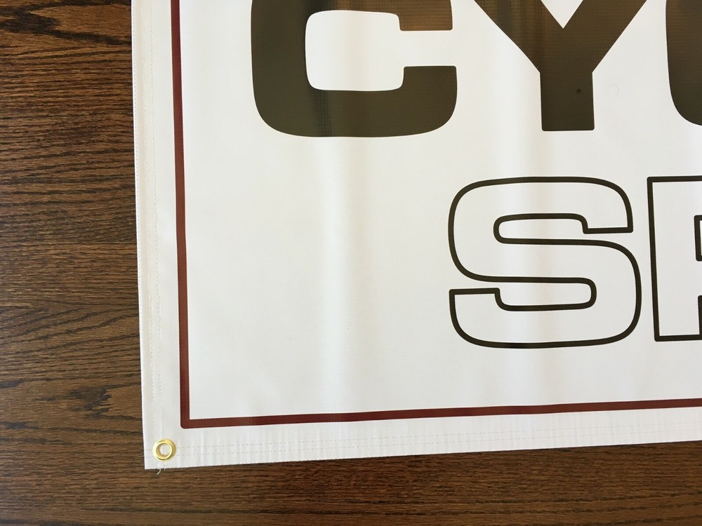 MERCURY CYCLONE Garage Banner Sign (Large 2'x5')