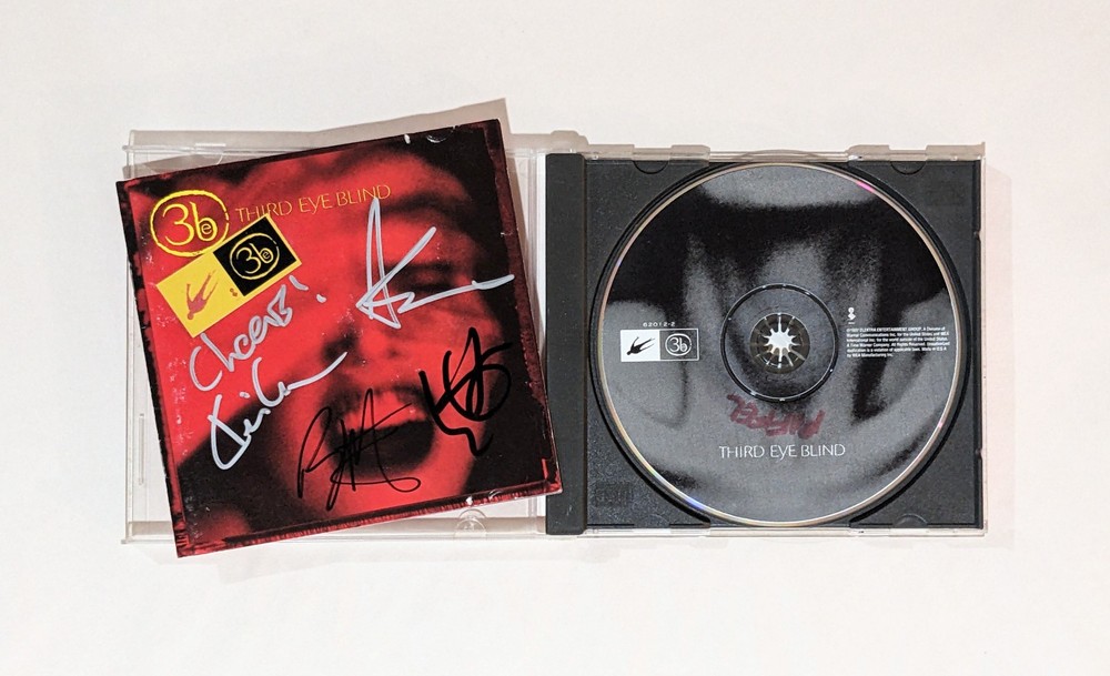 THIRD EYE BLIND 3EB signed compact disc self titled debut CD autograph COA