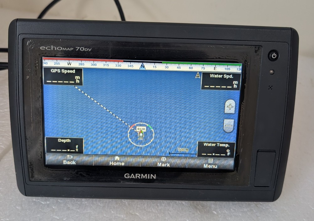 Garmin - echoMAP 70DV - 7" Fishfinder/Chartplotter Touch Screen Works Fine