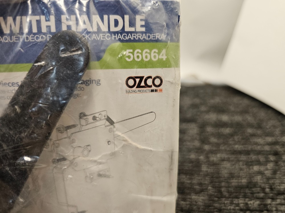 Ozco Ornamental Gate Latch With Handle 56664