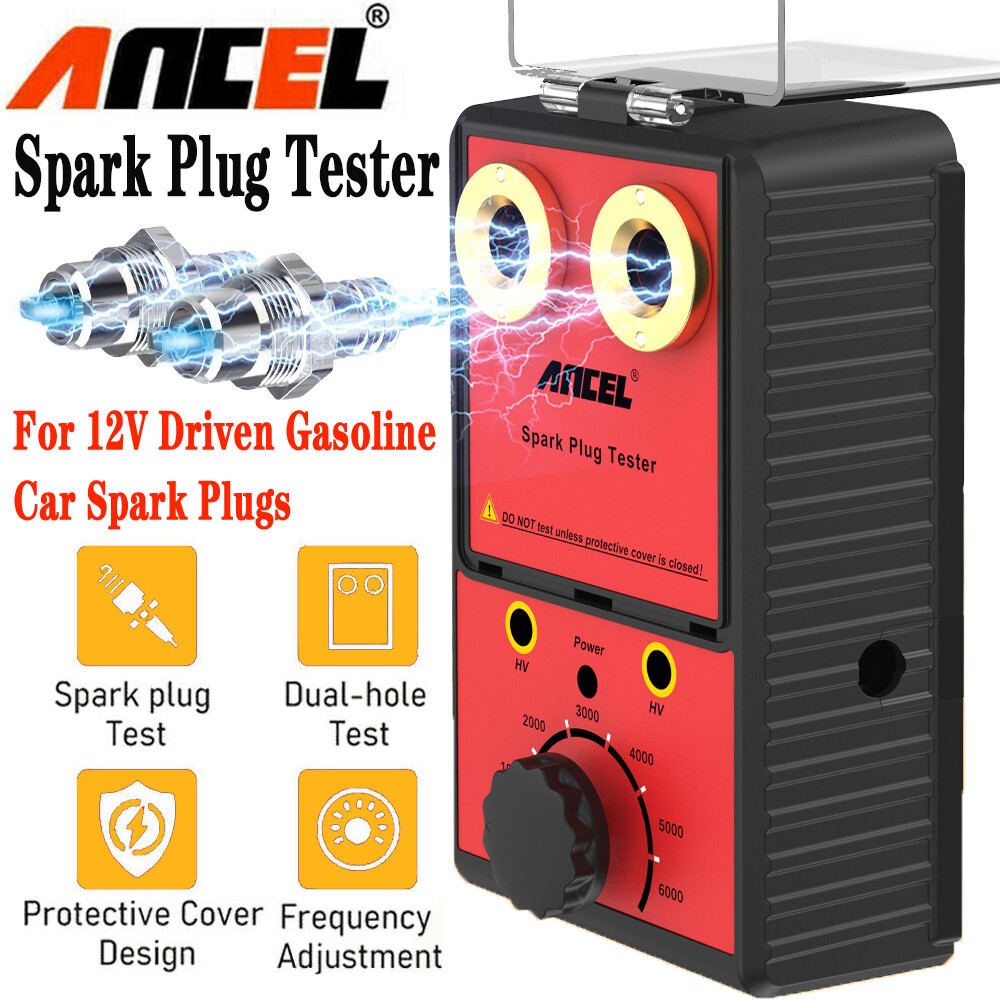 Dual Hole Car Spark Plug Tester Adjustable Detector Ignition Diagnostic Tool Set