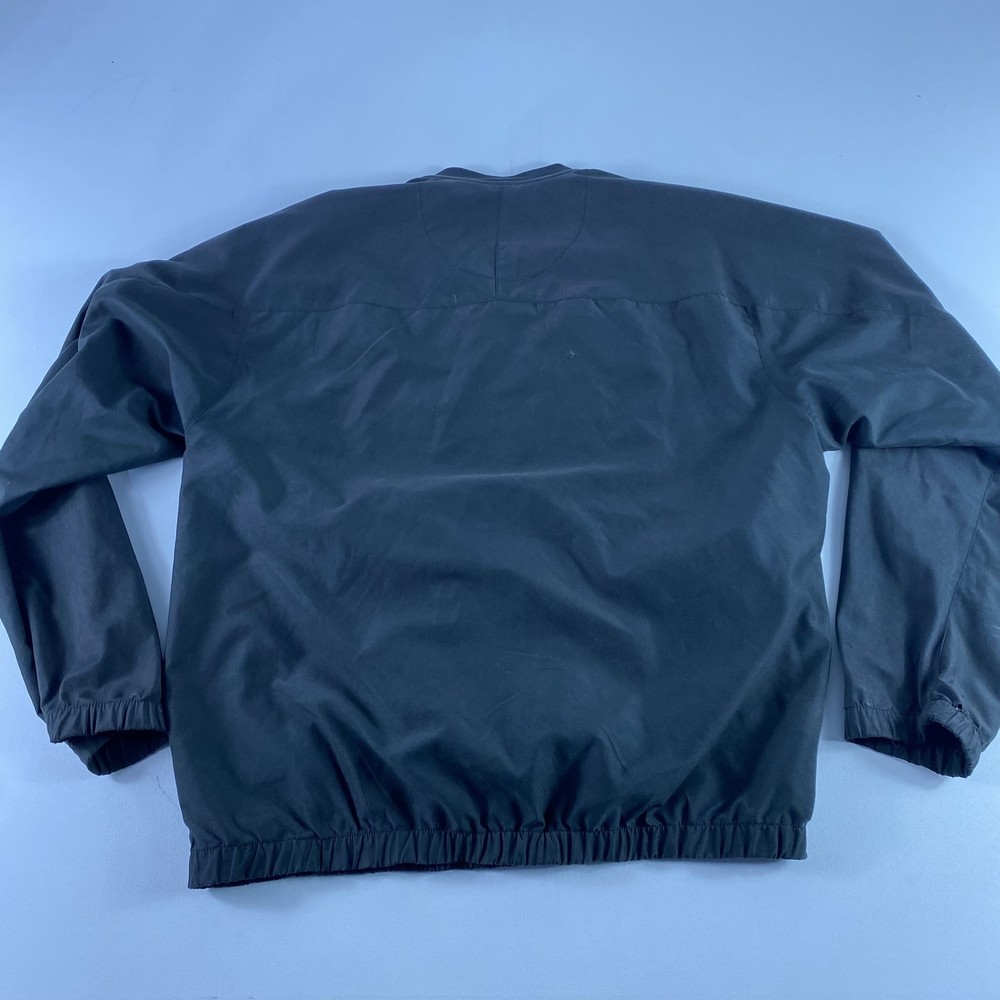 FootJoy Pullover Windbreaker Jacket Mens Medium Golf V-Neck Zip Pocket