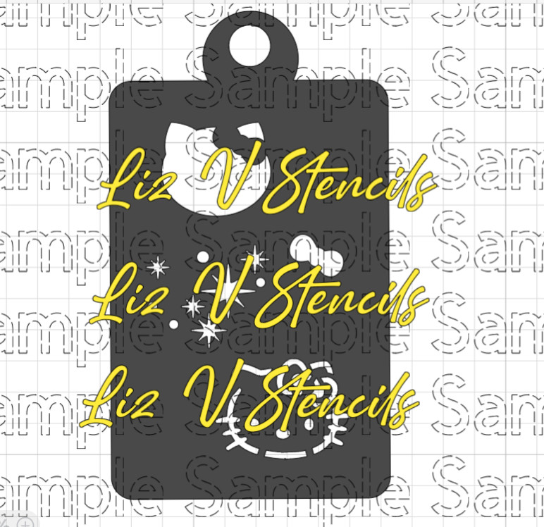 Hi Kitty Combo Stencil