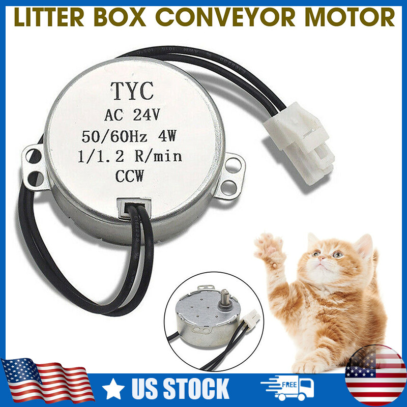 Automatic Cat Litter Box Conveyor Belt Chassis Motor Replacement Accessories
