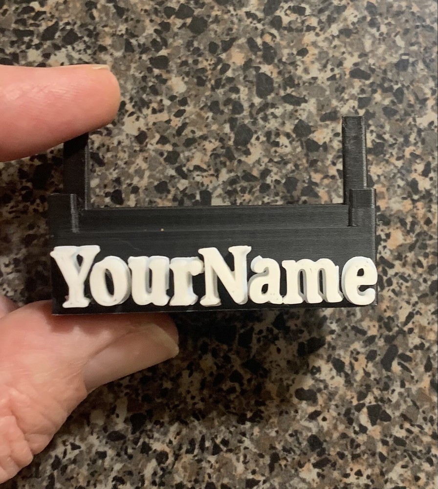 Customizable! (Two)3D Printed Trading Card Display Stand | Fits Graded/Ungraded.