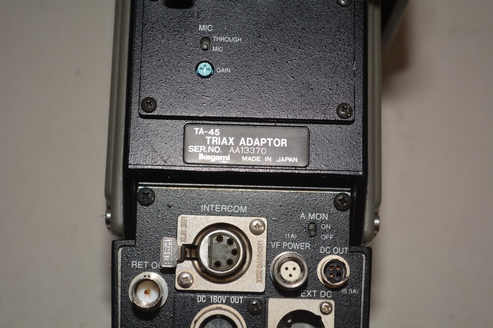 ^ Ikegami TA45 Triax Adapter #X196