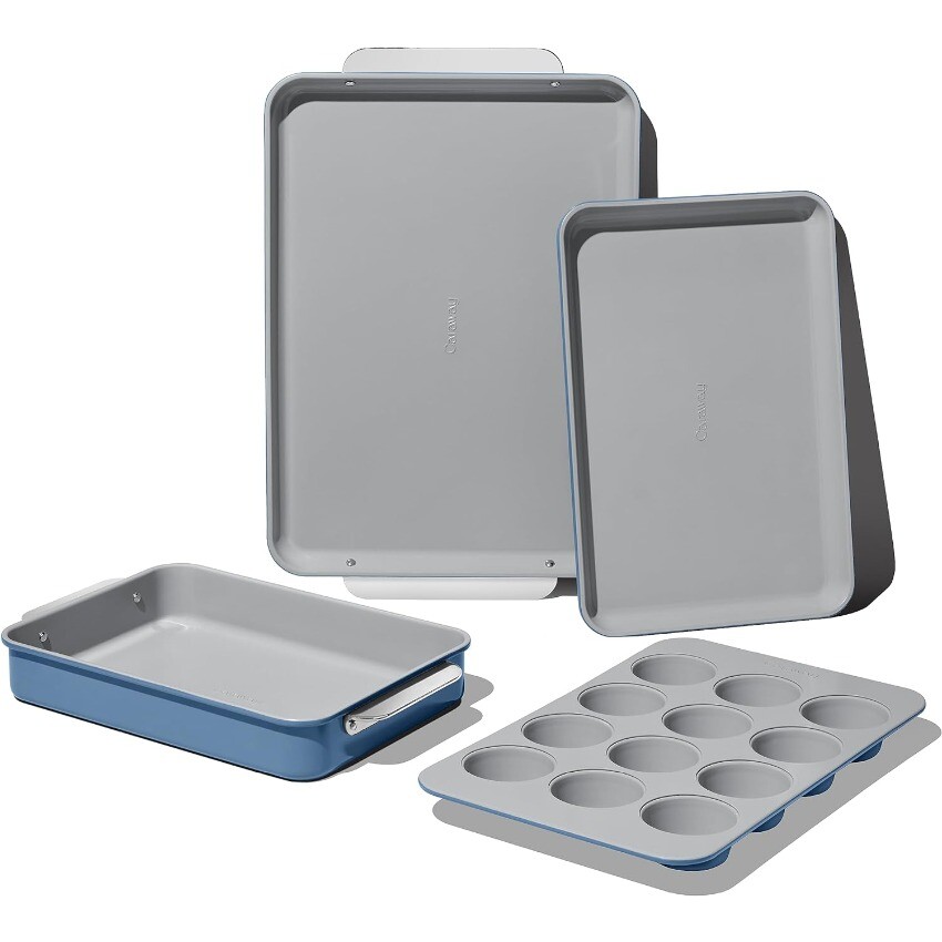 Caraway Nonstick Ceramic Bakeware Set (5 Pieces) - Baking Sheets special offer