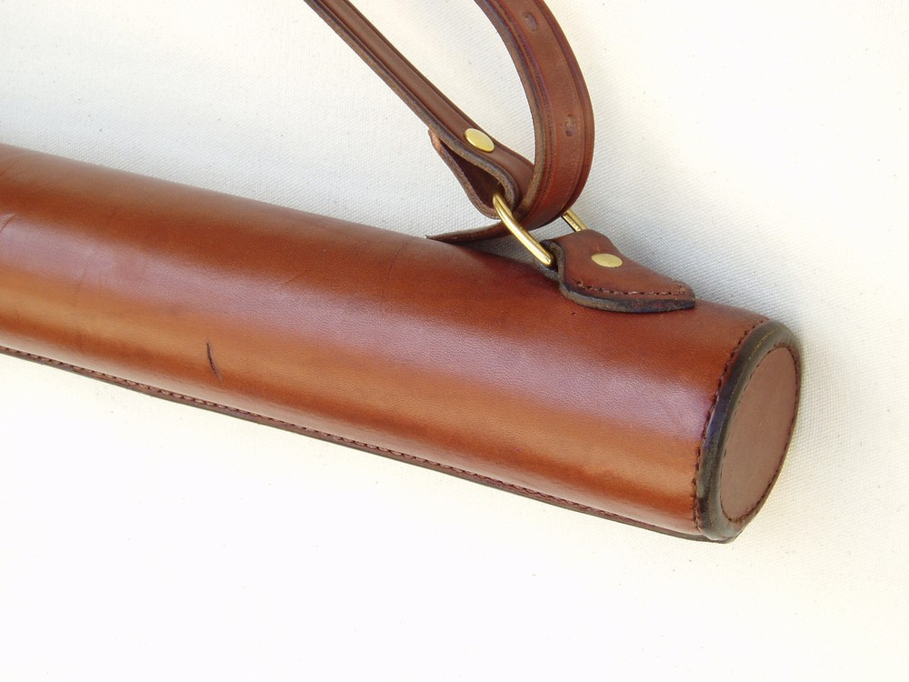 Handmade Leather Fly Rod Case-32 inch