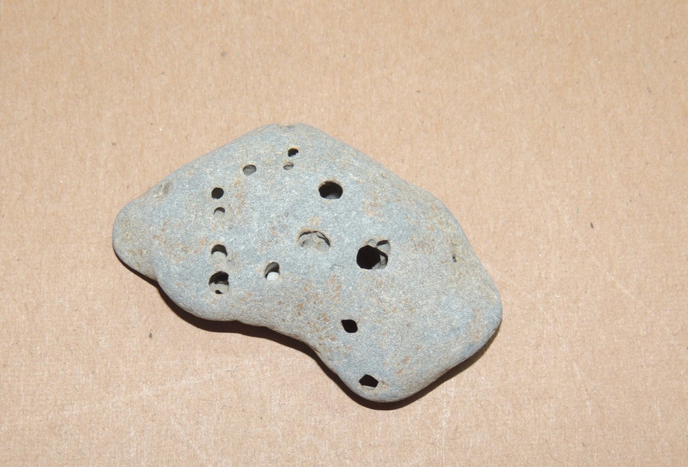 Holey Hag Stone 2 inches (t-4)
