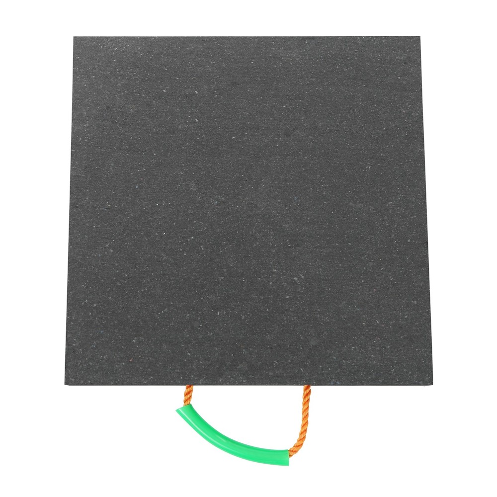 Square Medium Size Support Pad Black Heavy Duty Stabilizing Block With Handle