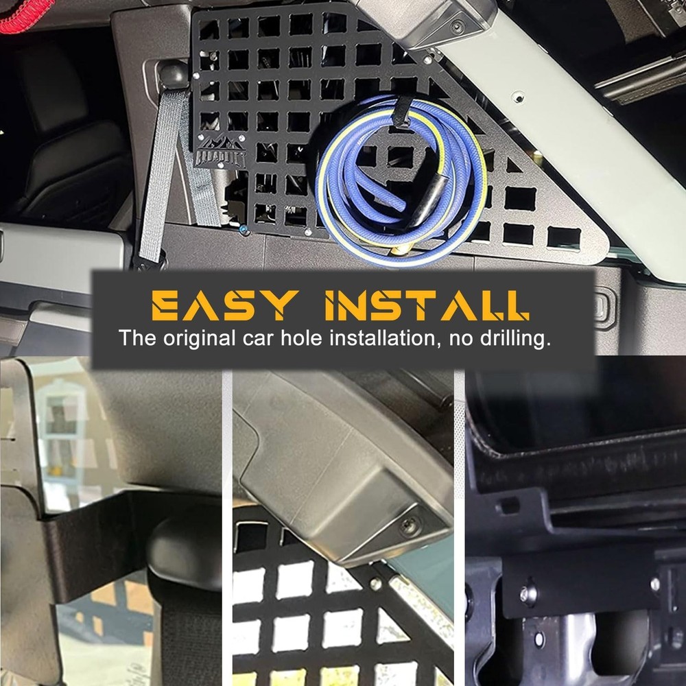 Rear Window MOLLE Panel Modular Storage Panel System fit for Bronco 4 Door 20...