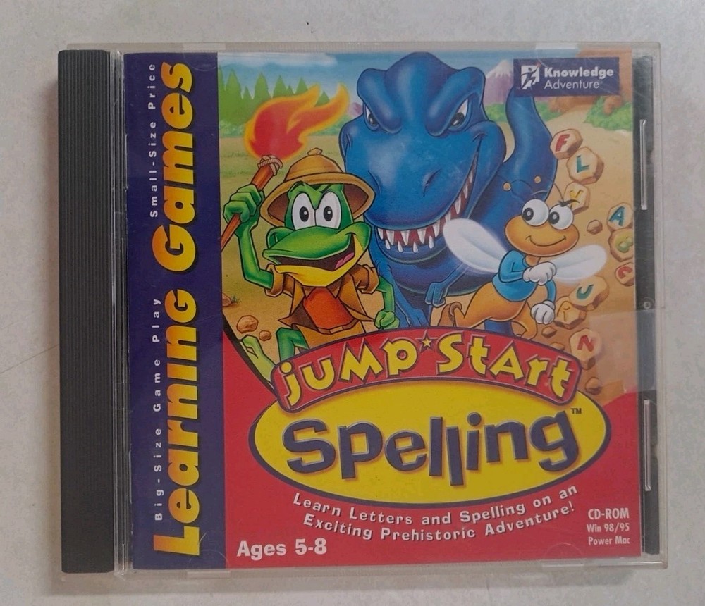 Knowledge Adventure JumpStart Spelling Ages 5-8 (PC CD-ROM) Win 95/98