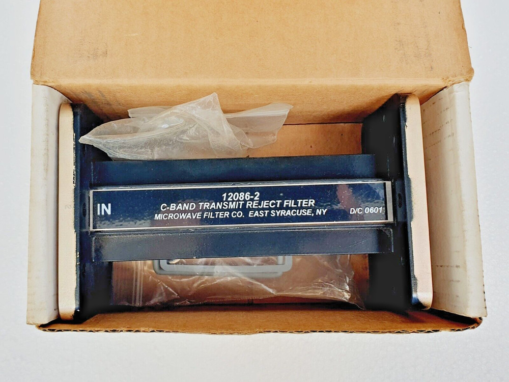 MICROWAVE FILTER CO 12086-2 C-Band Transmit Reject Filter # NEW