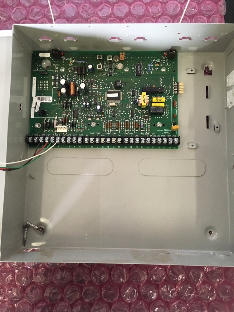 SECURITY FIRE & BURGLARY WARNING SYSTEM CONTROL UNIT WITH EDISON SECURITY KEYPAD