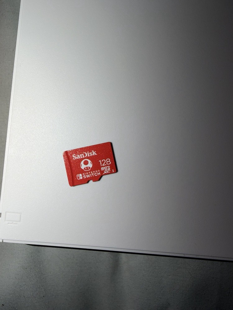 Nintendo Switch OLED Bundle w/ Joy-Cons, Dock & SanDisk 128GB microSD