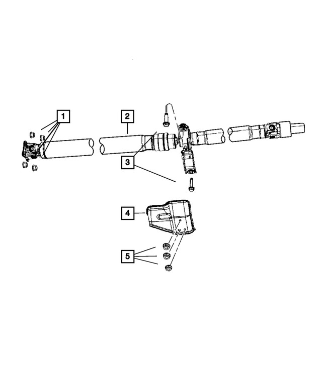 Genuine Mopar Locking Nut Mounting 5105715AA
