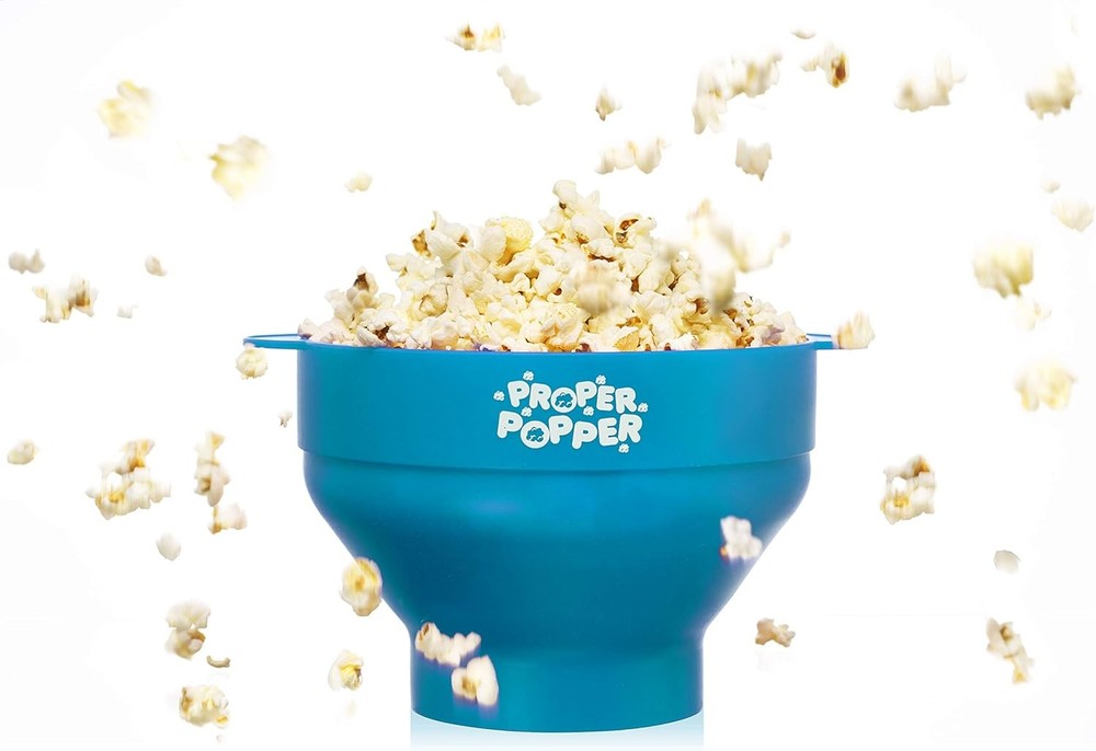 Proper Popper Silicone Microwave Popcorn Maker Turquoise