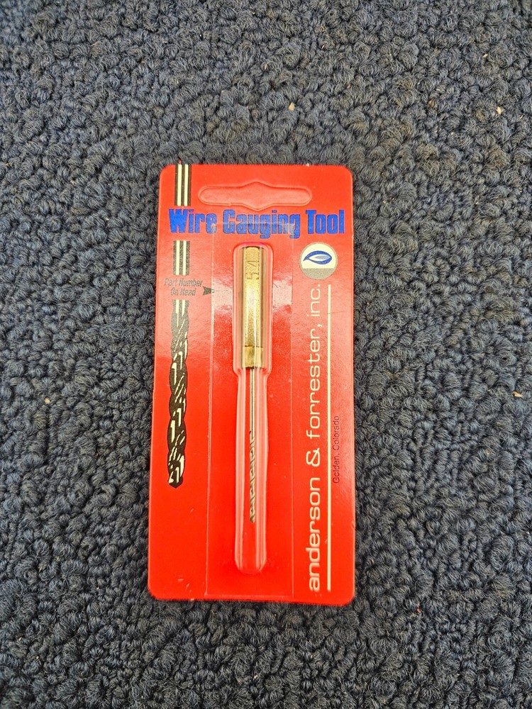 ANDERSON & FORRESTER #48 WIRE GAUGING TOOL WTH HANDLE