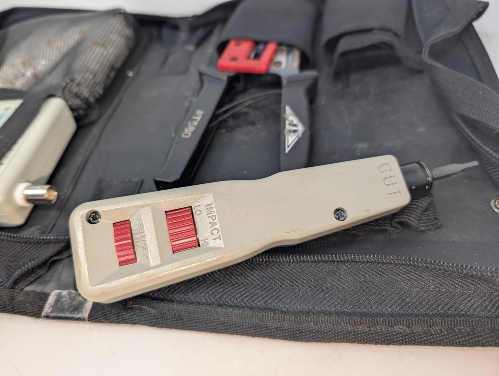Lan Tester Tool Kit W/ Crimpers Cutters & Remote Cable Tester
