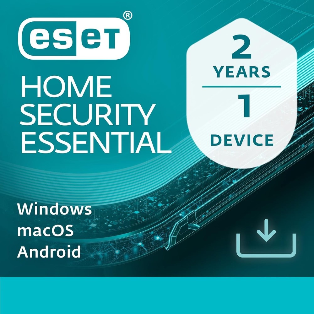 ESET Home Security Essential (Nod32) 2026 1 Device 2 Year Same Day Email