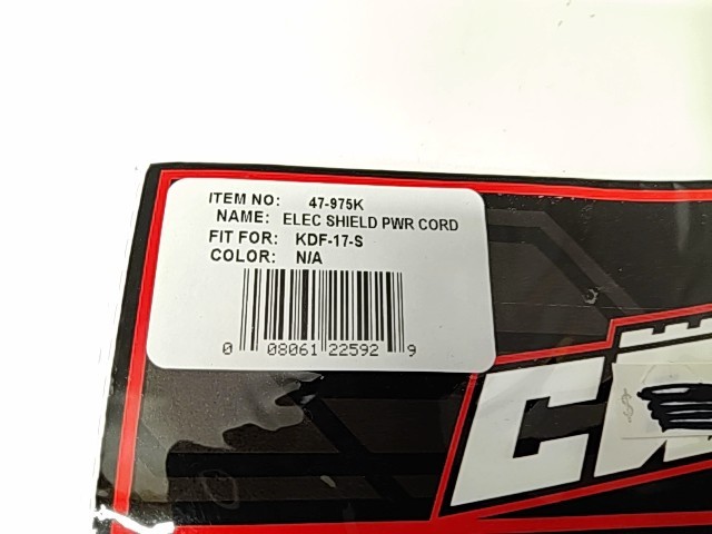 Electric Shield Power Cord - 2000 Castle NOS
