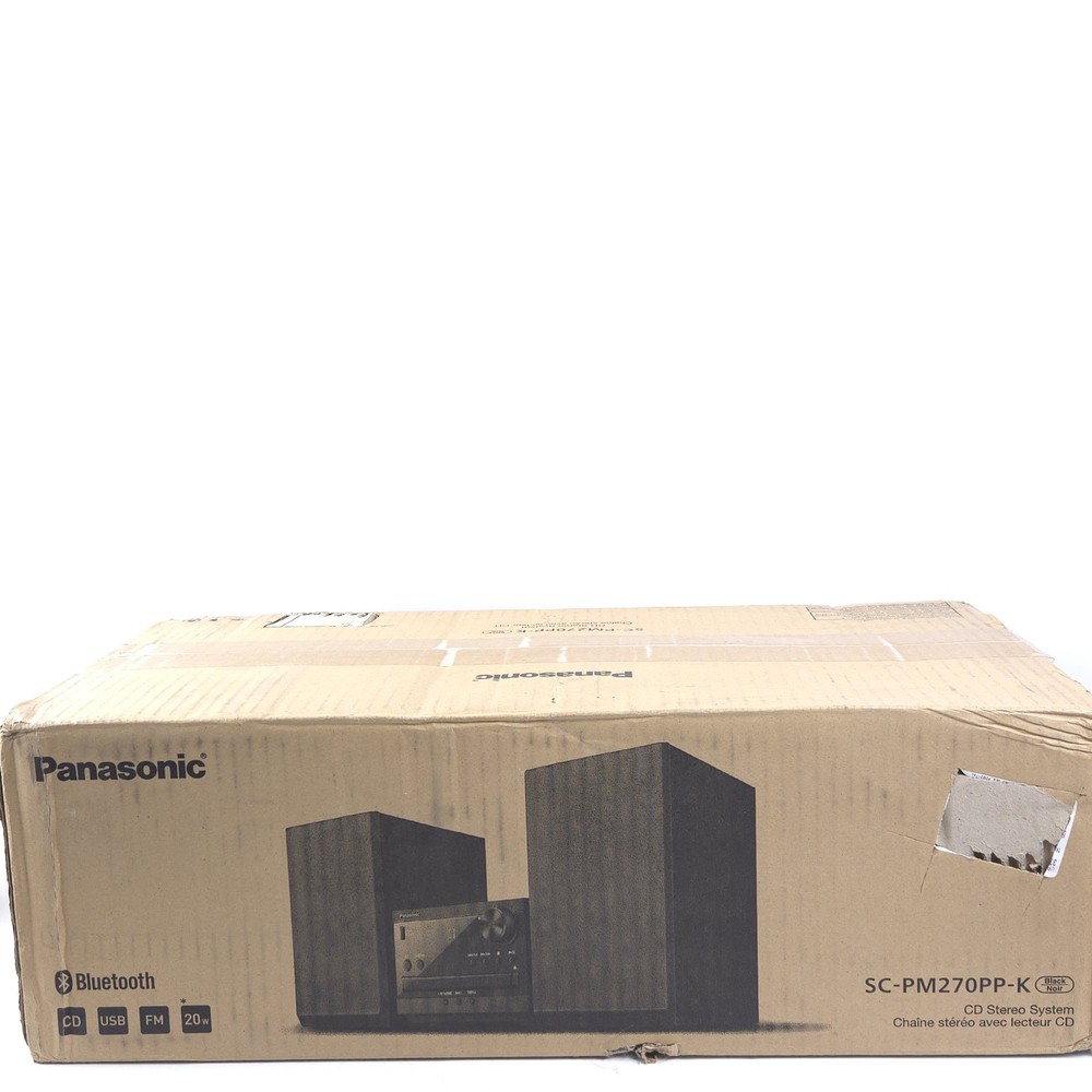 Panasonic Compact Stereo System with CD Player, Bluetooth, FM Radio and USB ...