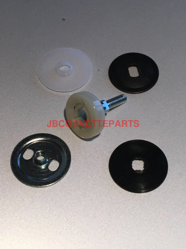 1969-1982 Corvette Side Window Front Roller & Mounting Kit NEW