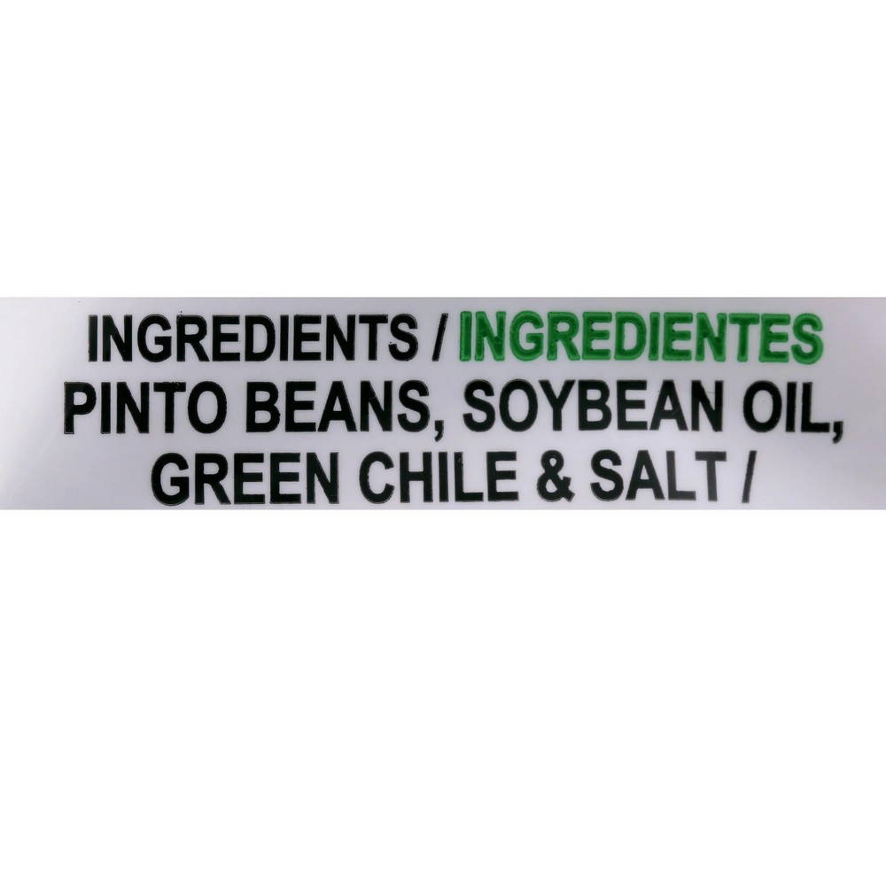 Instant Green Chili Refried Beans