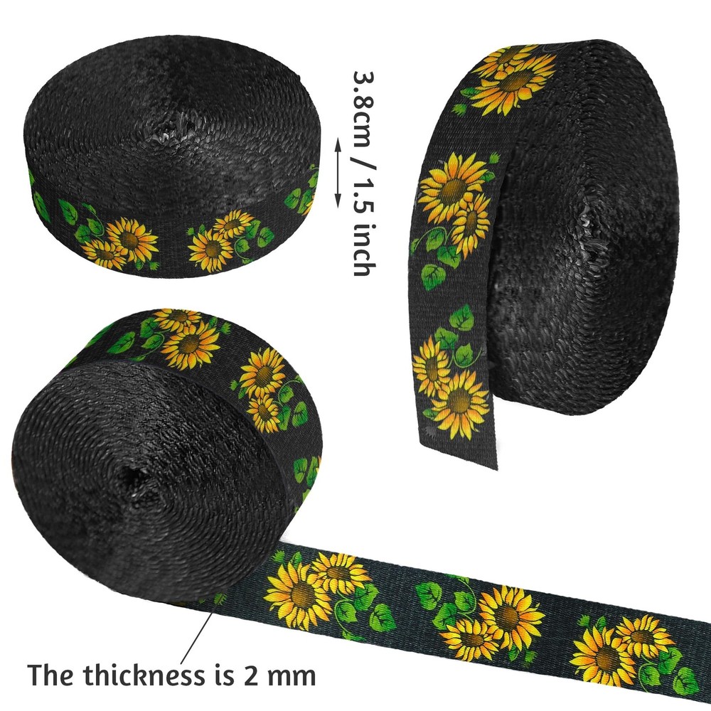 1.5 inch Patterned Nylon Webbing Belt Webbing Straps Purse Straps Backpack St...