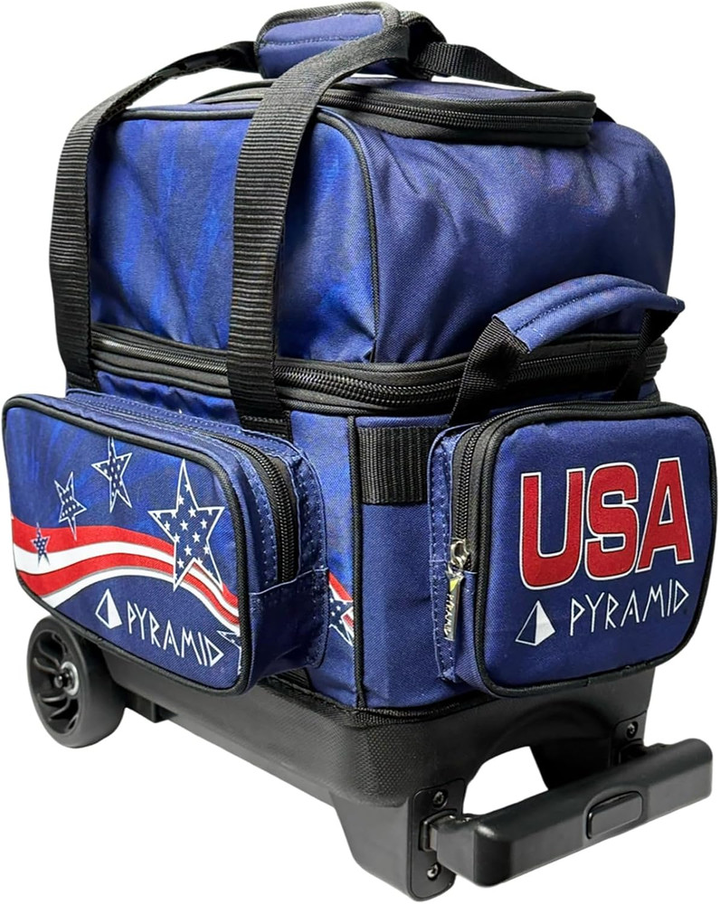 Path Pro Deluxe Single Roller Bowling Bag with Separate Shoe Compartment (Up to