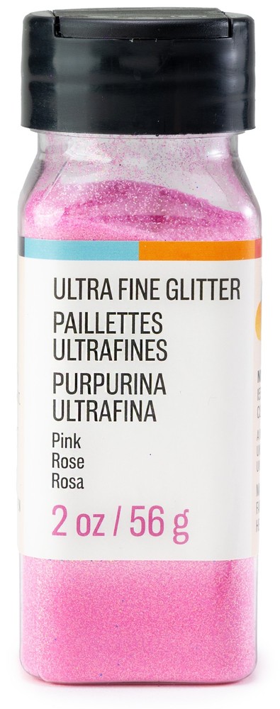 CousinDIY Extra Fine Glitter 2oz-Pink