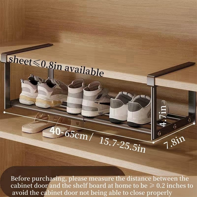 Expandable Shoe Rack Adjustable Expandable Shoe Rack for Closet extendable Sh...