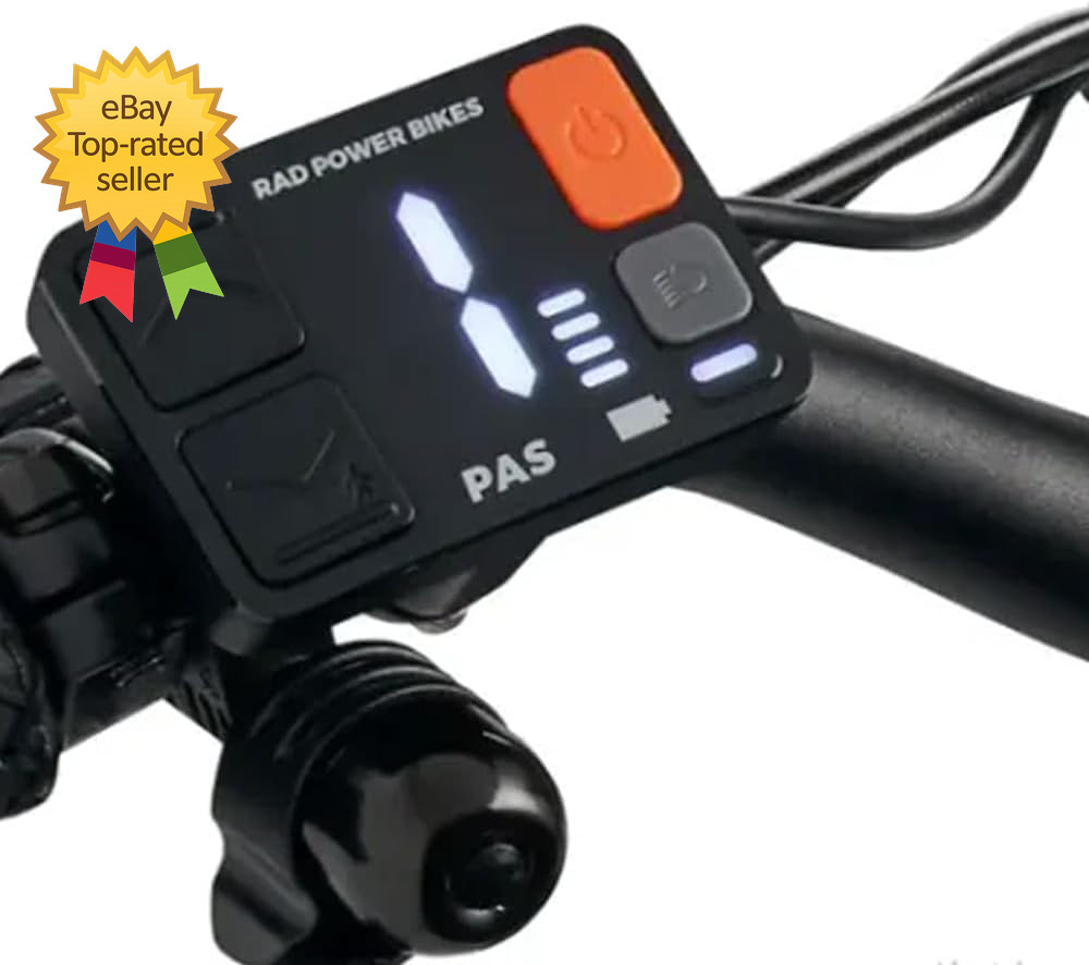 Rad Power LCD Display Meter 48V Ebike Speed Control Screen Panel with Waterproof