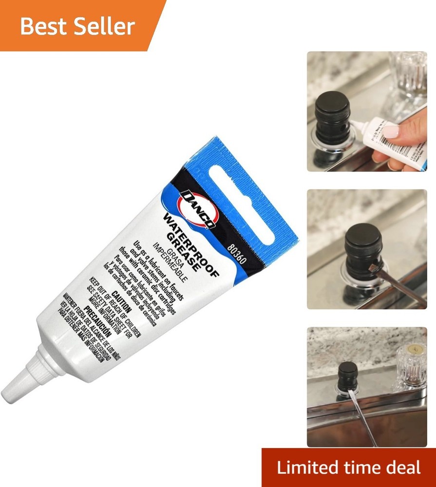 1/2 Oz Waterproof Grease for Plumbing - Oxidation Resistant and Easy Application