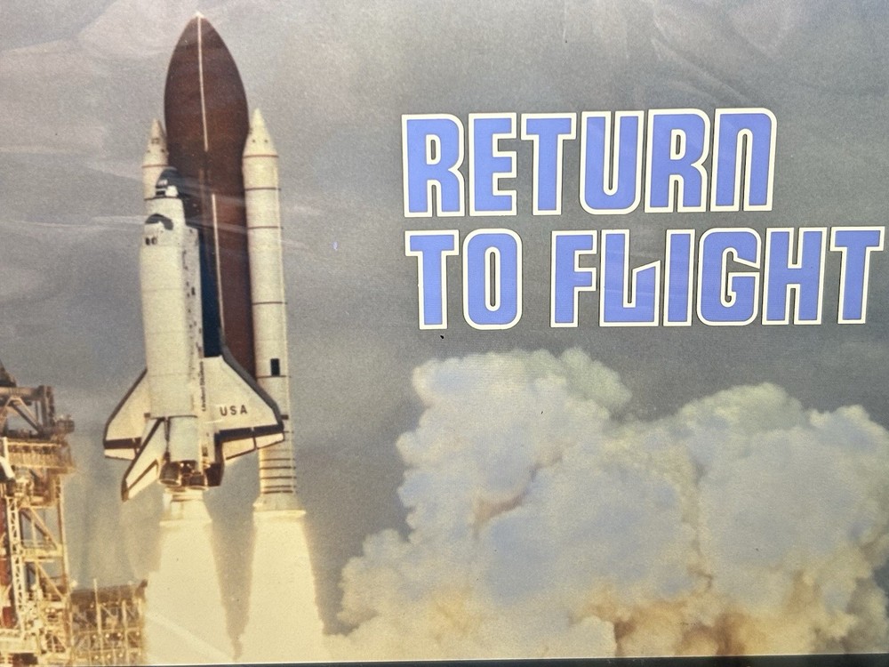 1988 NASA Rockwell Shuttle Return To Flight Presentation Transparency-4595