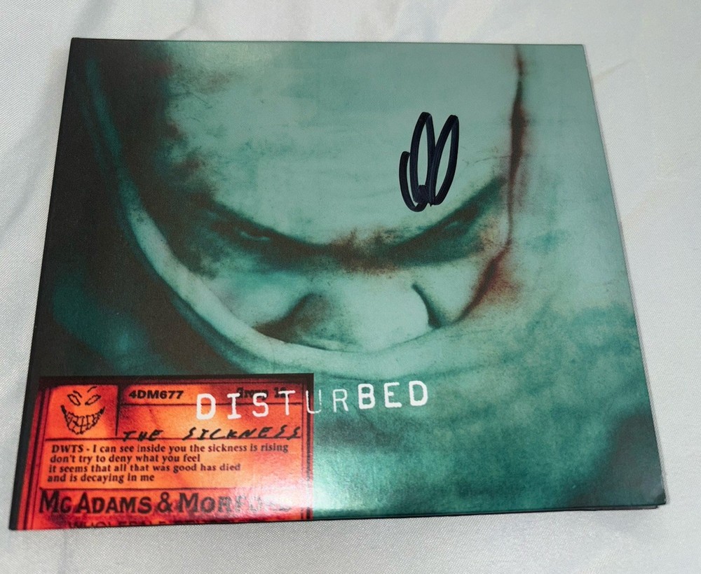 David Draiman Disturbed Signed CD
