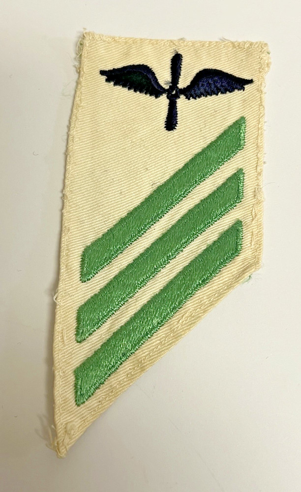 Vintage US Navy Aviation Machinist's Mate E-3 Rate Patch UNIFORM REMOVED