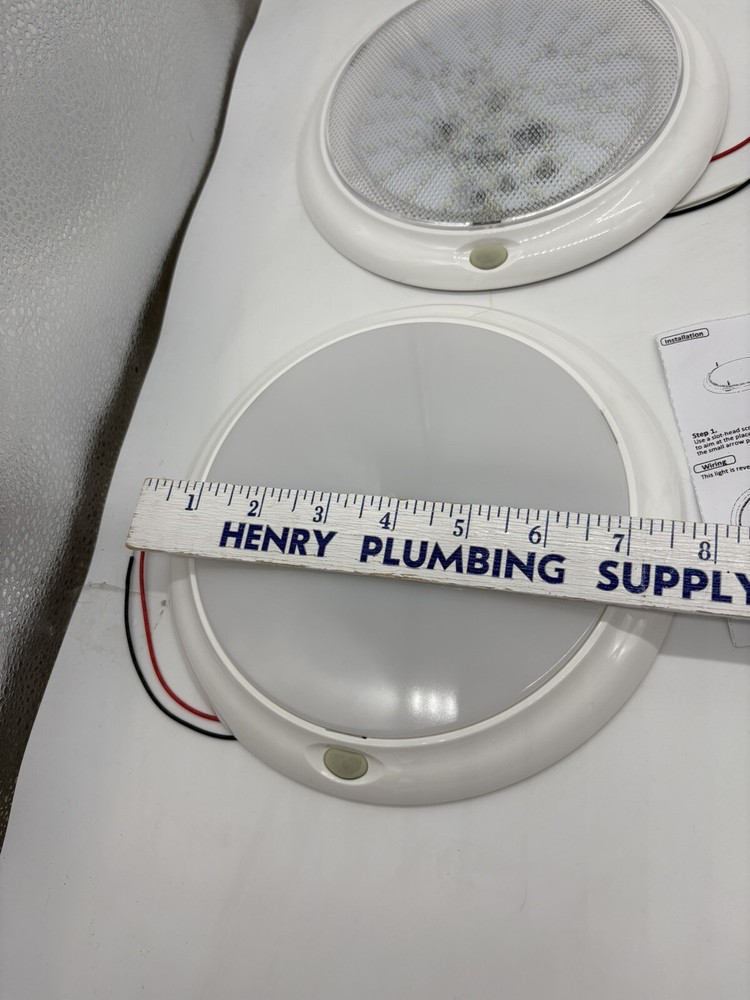 2 Dual Functions Dome Lights BS822C-CWB 10-30VDC & BS822F-CWW 10-30VDC Dimmable