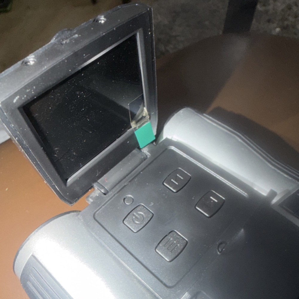 Digital Night Vision Binoculars with Display Screen Black Silver