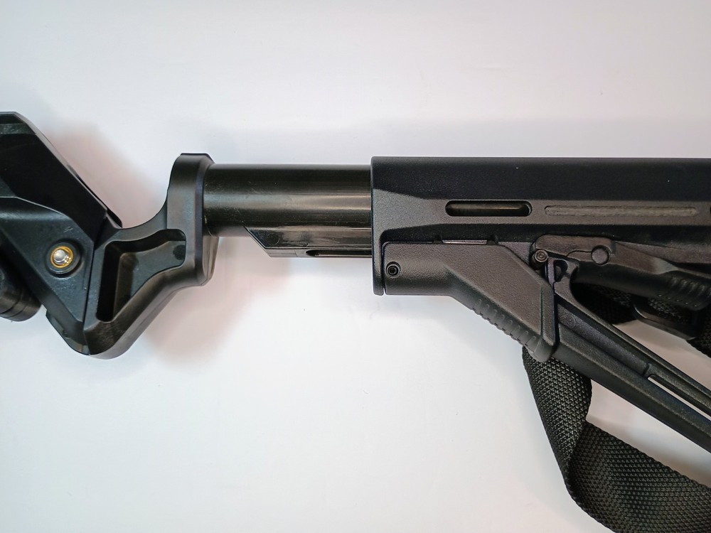 Virtual Rifle Systems VR Gun Black Plastic W/ Extendable Stock + Shoulder Strap
