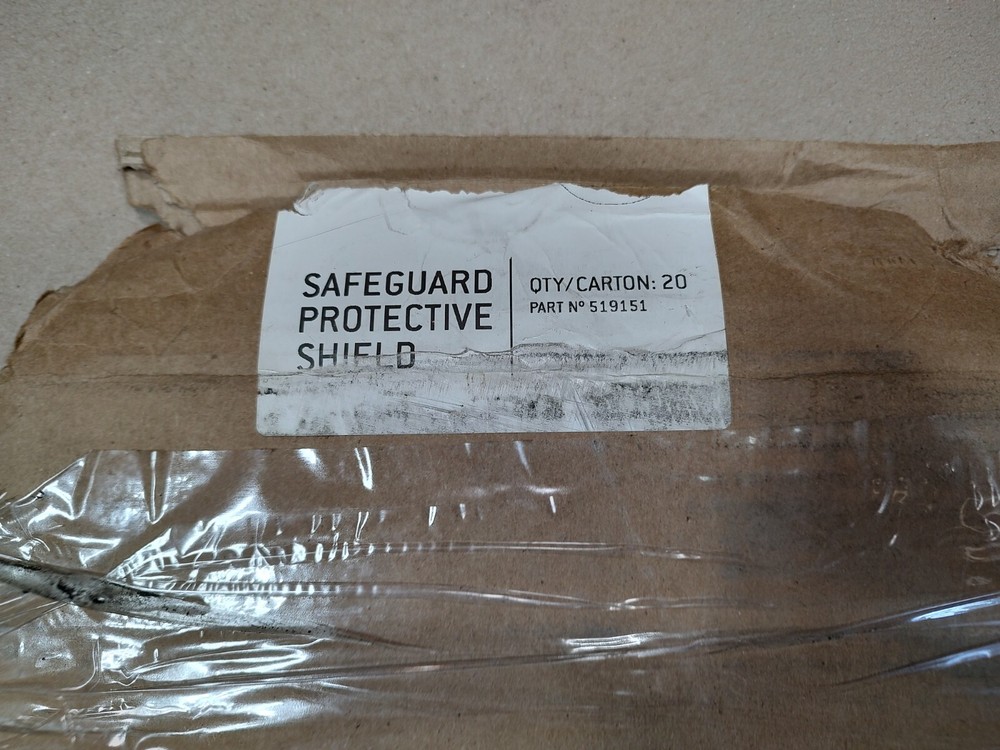 Advoque Sealed Box 20 FACE SHIELDS 519151, Safeguard Protective Shields