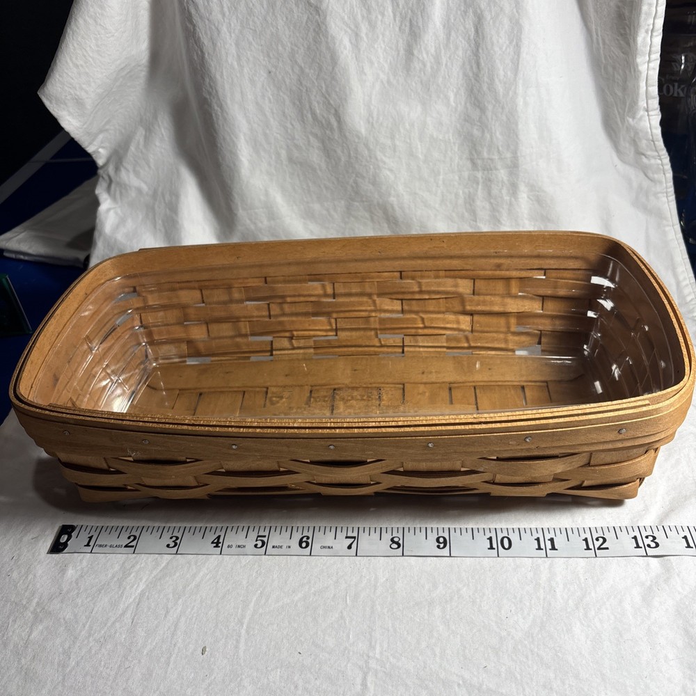 Longenberger Basket 2006 With Plastic Liner rectangle