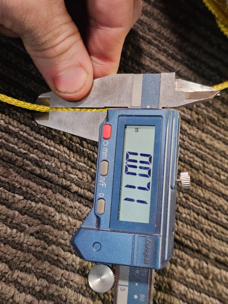 Polyester Stringline Cord with Kevlar Core 5000 foot Spool 1/8″ Diamond Braid