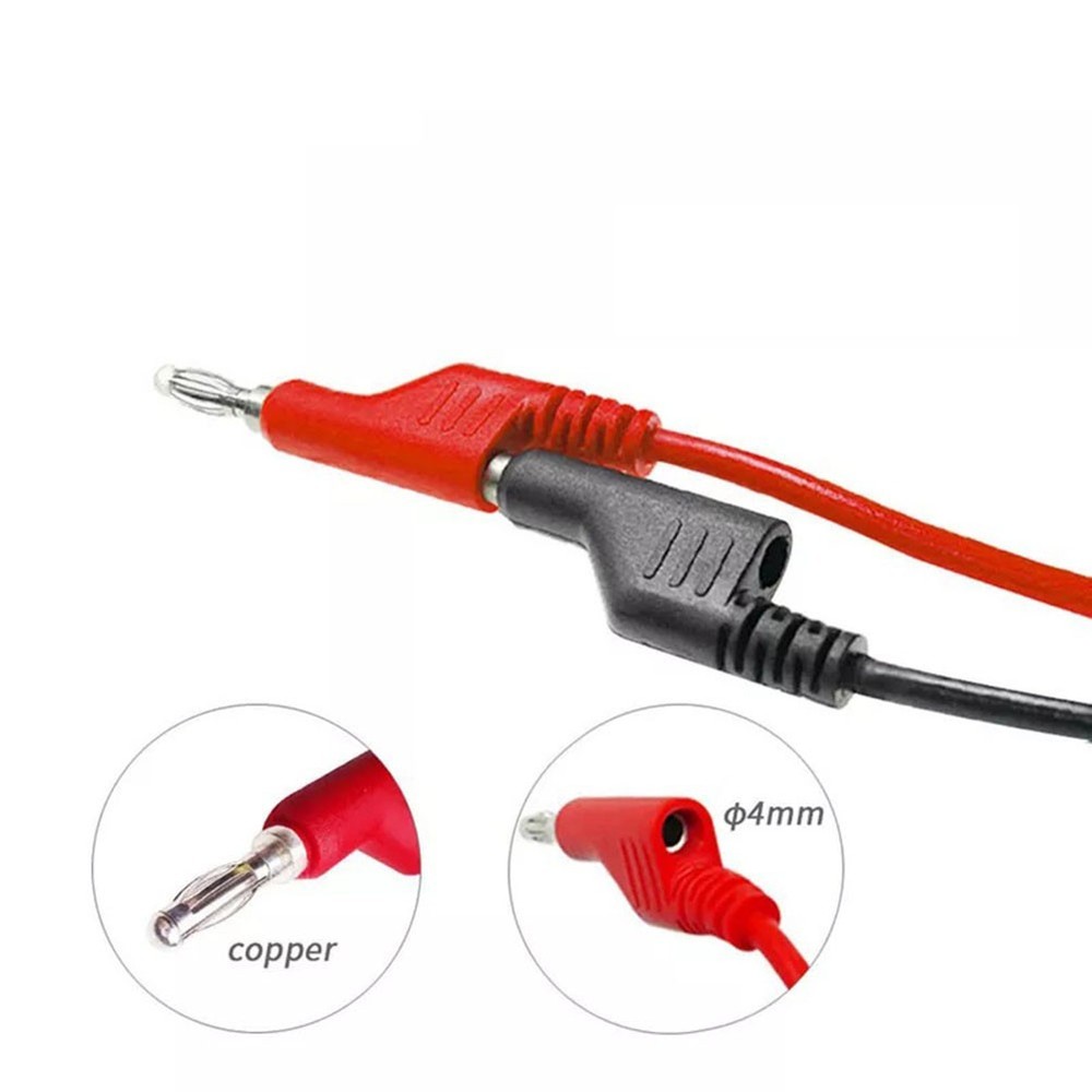 High Quality Cable Test Equipment Test Leads 1M Cable 2PCS Clip