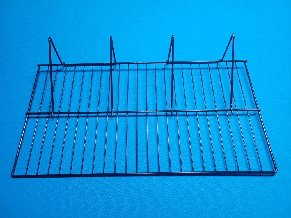 Black Wire Slatwall Shelf 24"L x 12"D