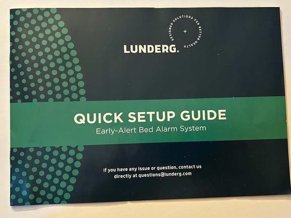 Lundberg Early Alert Bed Alarm System With Wireless Sensor Pad